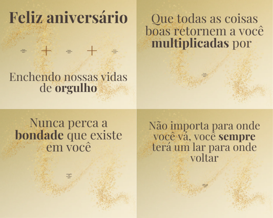 Álbum imprimível "Feliz Aniversario" (Português)